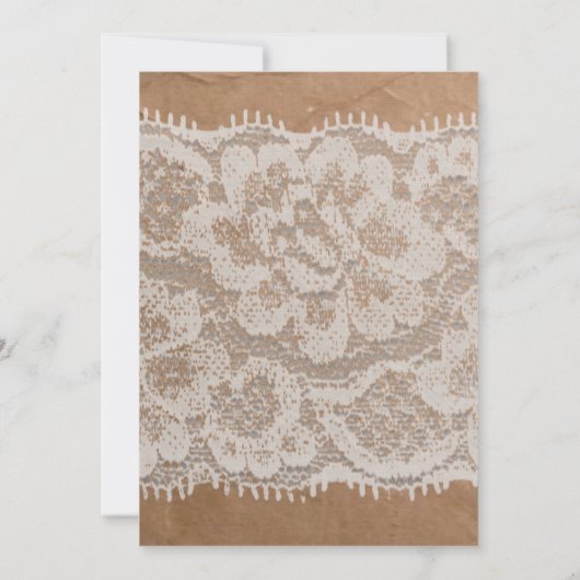 Sac en papier kraft pour carte de réception 3,5x7 (Dos)