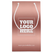 Sac en papier personnalisé avec logo d'entreprise  (Dos)