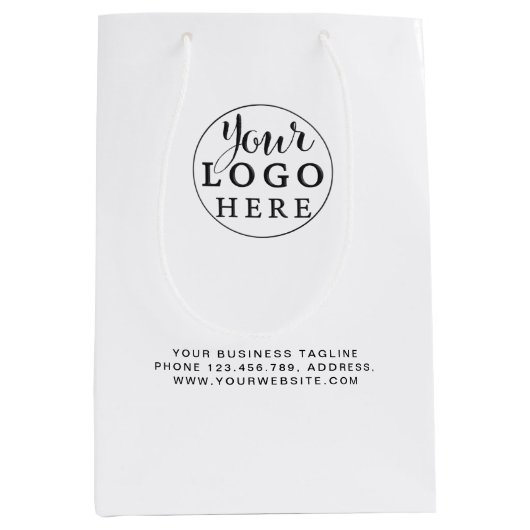 Sac en papier personnalisé avec logo Non Minimum (Devant)