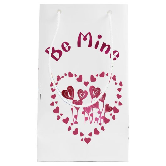 Sac en papier pour la Saint-Valentin (Devant)