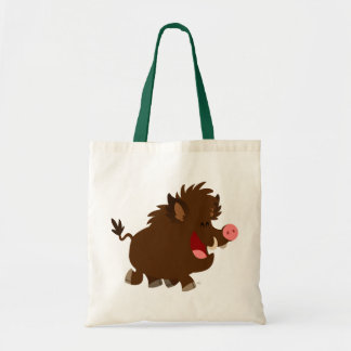 Sac en sanglier mignon en caricature