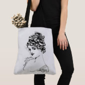 Sac en tissu Art nouveau Lady Art (De près)