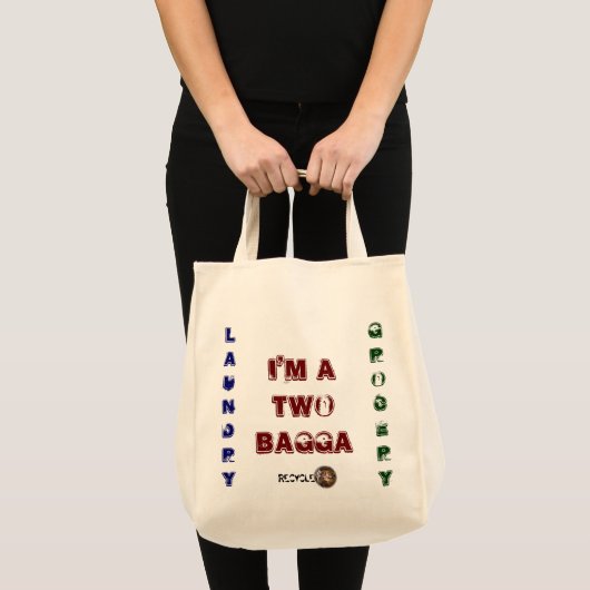 Sac en toile "Deux Bagga" (Devant (produit))