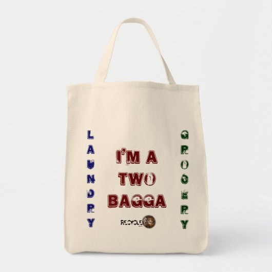 Sac en toile "Deux Bagga" (Devant)