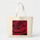 Sac en toile Jumbo Rose rouge (Devant)