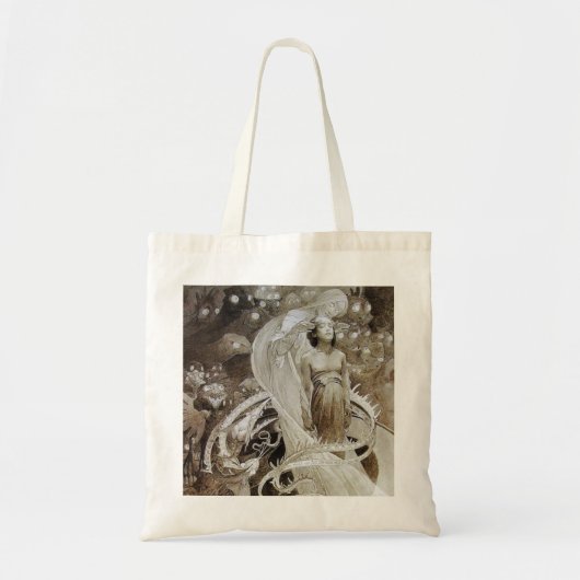Sac en toile : Mucha Illustration de Le Pater (Devant)