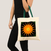 Sac en toile orange soleil (Devant (produit))