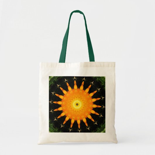 Sac en toile orange soleil (Devant)