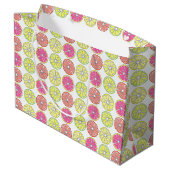 Sac en tranches d'orange de citron vert tropical (Dos Angle)
