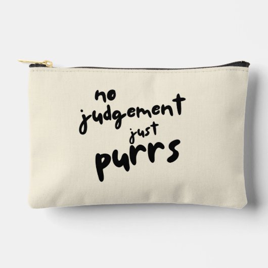 Sac en typographie noire 'Pas de jugement, juste d (Recto)