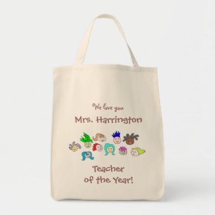 Sac "Enseignant de l'année" personnalisé Kids Art