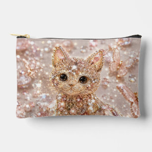 Sac esthétique à motif de chat mignon en cristal é