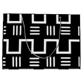 Sac ethnique de cadeau de tissu de boue (Dos)