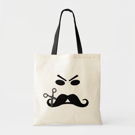 Sac fâché de moustache - choisissez le style et la (Devant)
