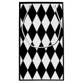 Sac fait sur commande de cadeau de diamant noir de (Dos)