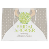 Sac fait sur commande de cadeau de douche de jeune (Devant)