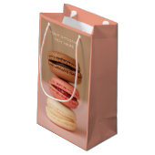 Sac fait sur commande de cadeau de macarons (Dos Angle)