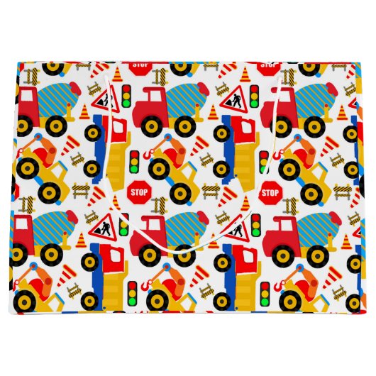 Sac fait sur commande de cadeau des camions des (Devant)