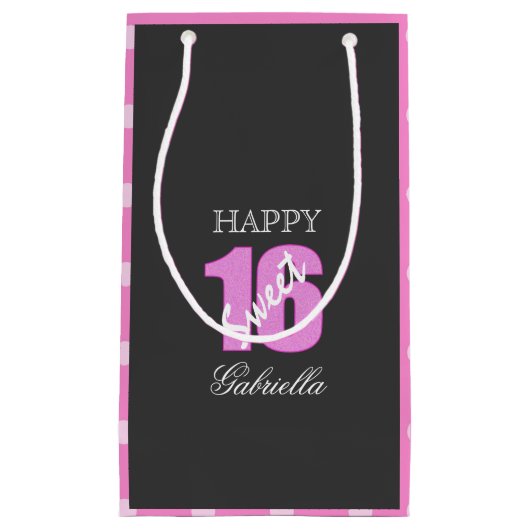 Sac fait sur commande de cadeau du bonbon 16 : (Devant)