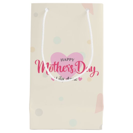 Sac fait sur commande de cadeau du jour de mère (Devant)