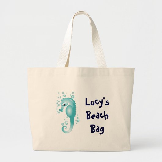 Sac fait sur commande de plage de l'hippocampe de (Devant)