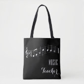 Sac fait sur commande de professeur de musique - (Devant)