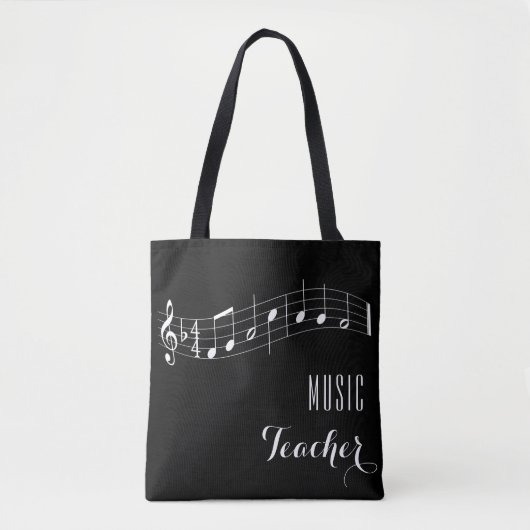 Sac fait sur commande de professeur de musique - (Devant)