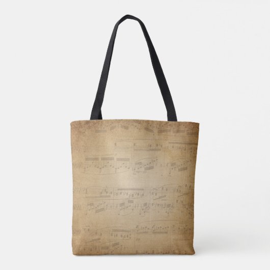 Sac fait sur commande de professeur de musique - (Dos)