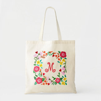 Sac fait sur commande floral de faveur de