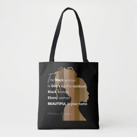 Sac "Femme d'ébène" (Devant)