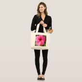 Sac FLEURS ROSE EXOTIQUE (Devant (modèle))
