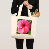 Sac FLEURS ROSE EXOTIQUE (Devant (produit))