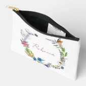 Sac floral cosmétique/accessoire (Ouvrir)