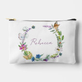 Sac floral cosmétique/accessoire (Recto)