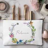 Sac floral cosmétique/accessoire