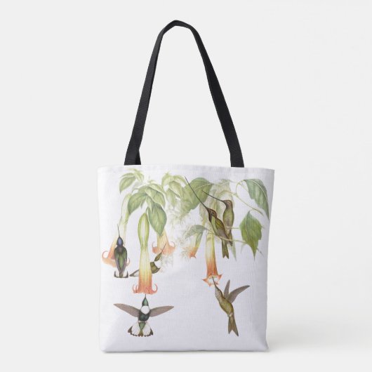 Sac floral d'animaux de faune d'oiseaux de colibri (Dos)