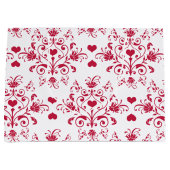 Sac floral de cadeau de Saint-Valentin de remous (Devant)