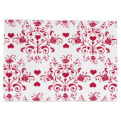 Sac floral de cadeau de Saint-Valentin de remous (Dos)