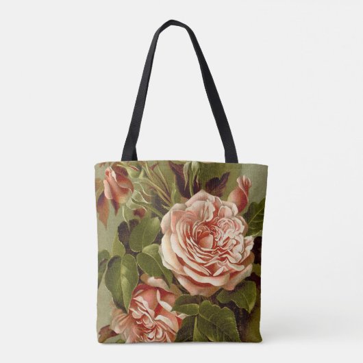 Sac floral de chou de fleurs botaniques de roses (Dos)