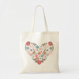 Sac floral de coeur