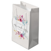 Sac floral élégant de cadeau de M. et de Mme (Dos Angle)