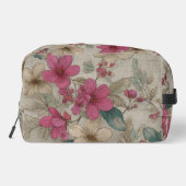 Sac floral gris élégant (Verso)