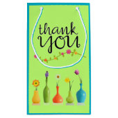 Sac floral lumineux de cadeau de Merci (Dos)