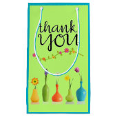 Sac floral lumineux de cadeau de Merci (Devant)