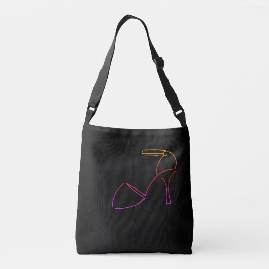 Sac foncé de chaussure de tango (Dos)