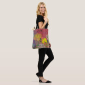 Sac fourre avec flore abstraite (Sur le modèle)