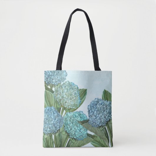 Sac fourre bleu hydrangea (Devant)