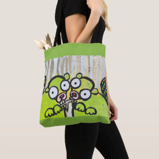 Sac fourre-tout 2 castors verts