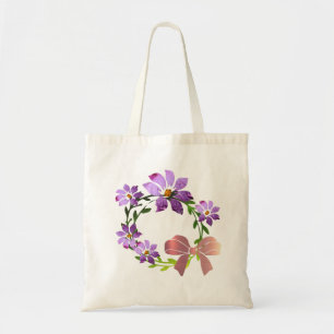 Sac fourre-tout 2 motifs Wreath & Bell