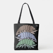 Sac fourre-tout - 3 cloportes (noir) (Dos)